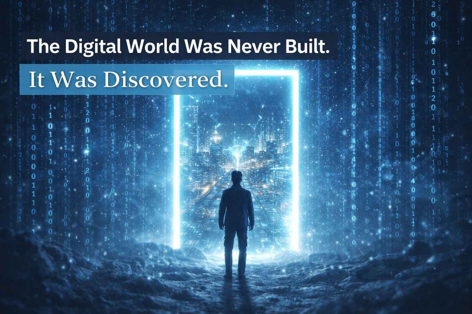 The Digital World Was Never Built. It Was Discovered.
