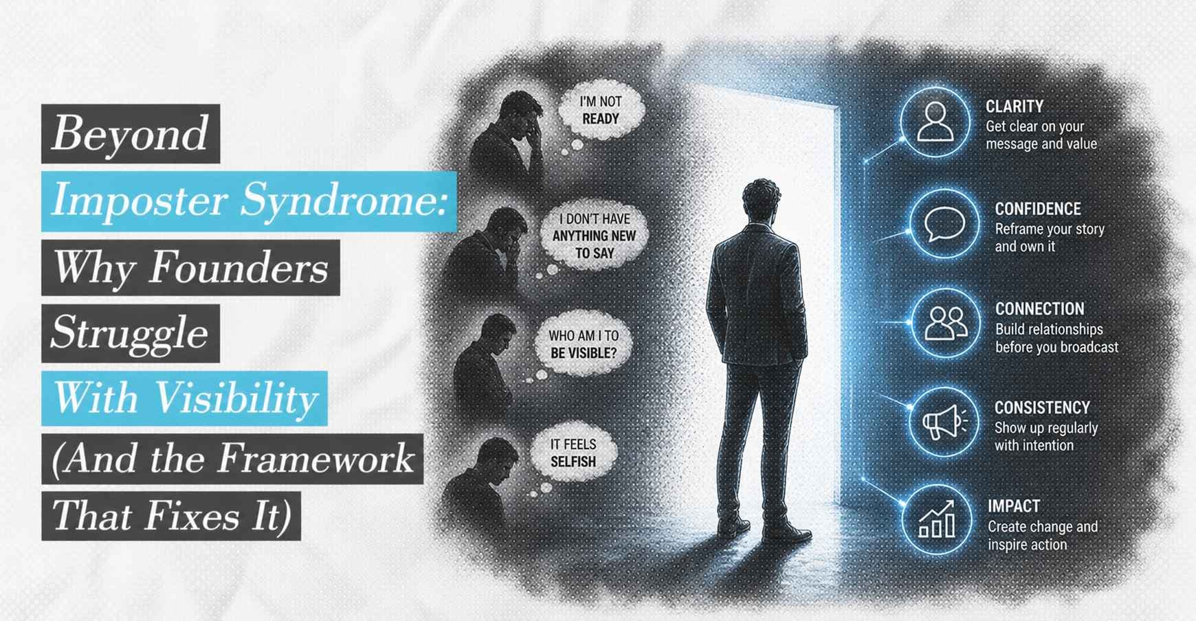 Beyond Imposter Syndrome: Why Founders Struggle With Visibility (And the Framework That Fixes It)