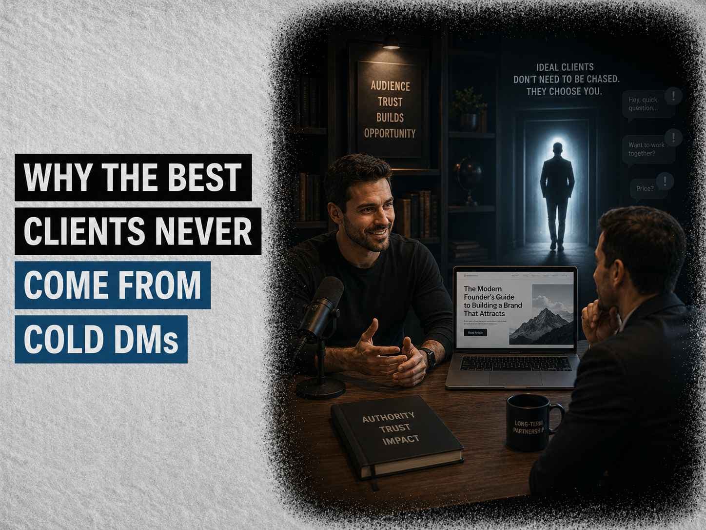 Why the Best Clients Never Come From Cold DMs