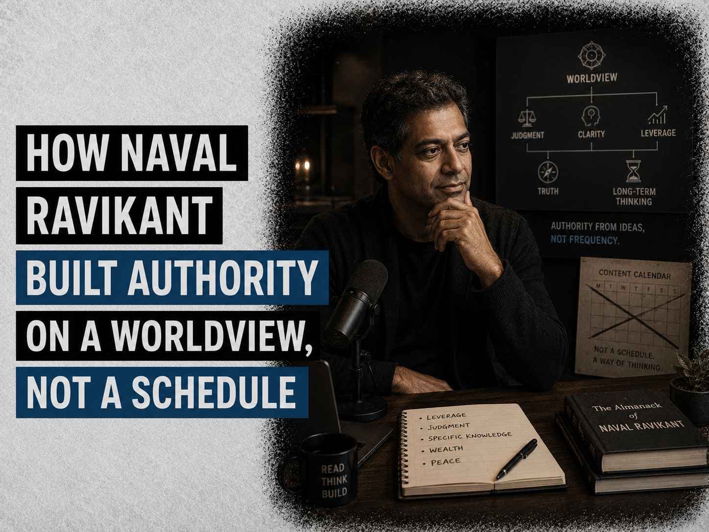 How Naval Ravikant Built Authority on a Worldview, Not a Schedule