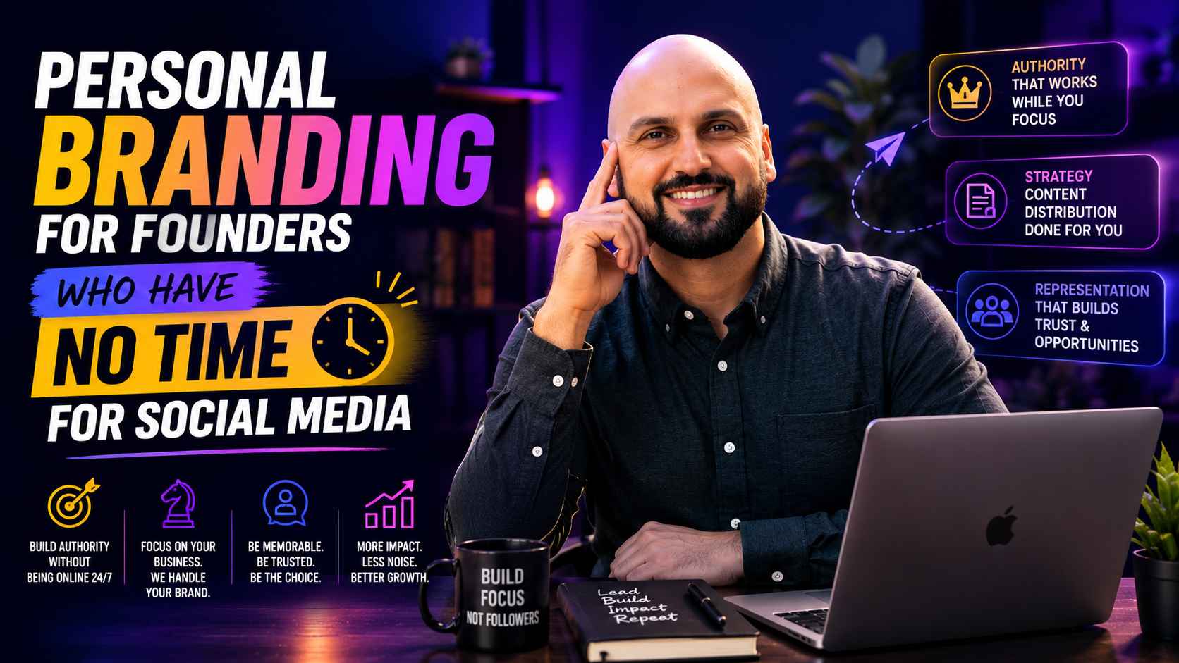 Personal Branding for Founders Who Have No Time for Social Media