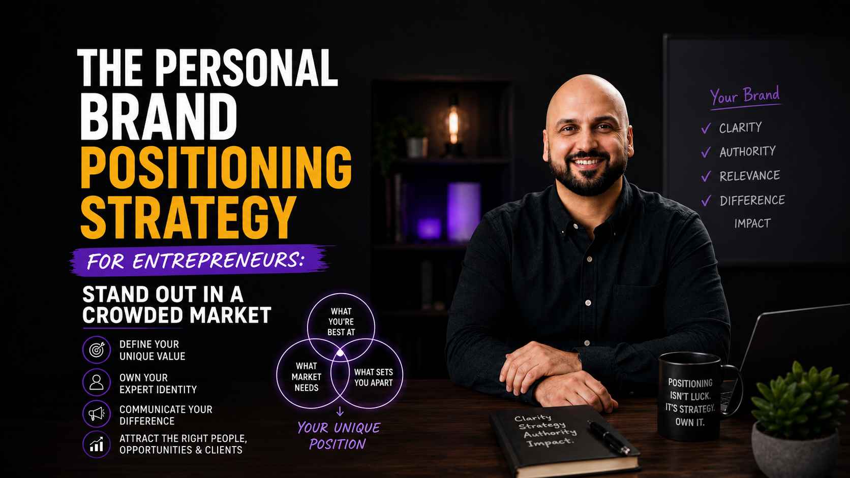 The Personal Brand Positioning Strategy for Entrepreneurs: Stand Out in a Crowded Market