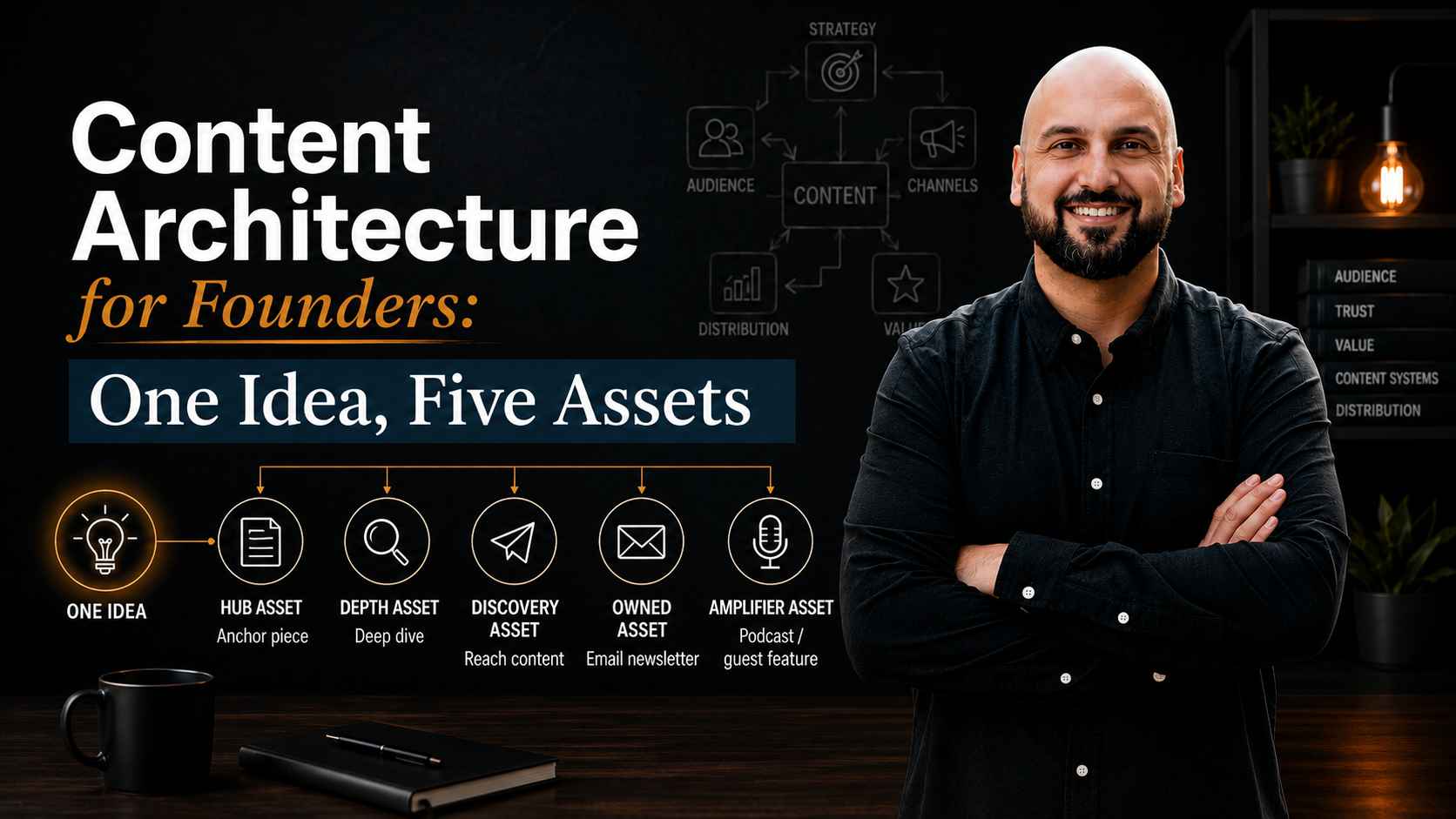 Content Architecture for Founders: One Idea, Five Assets