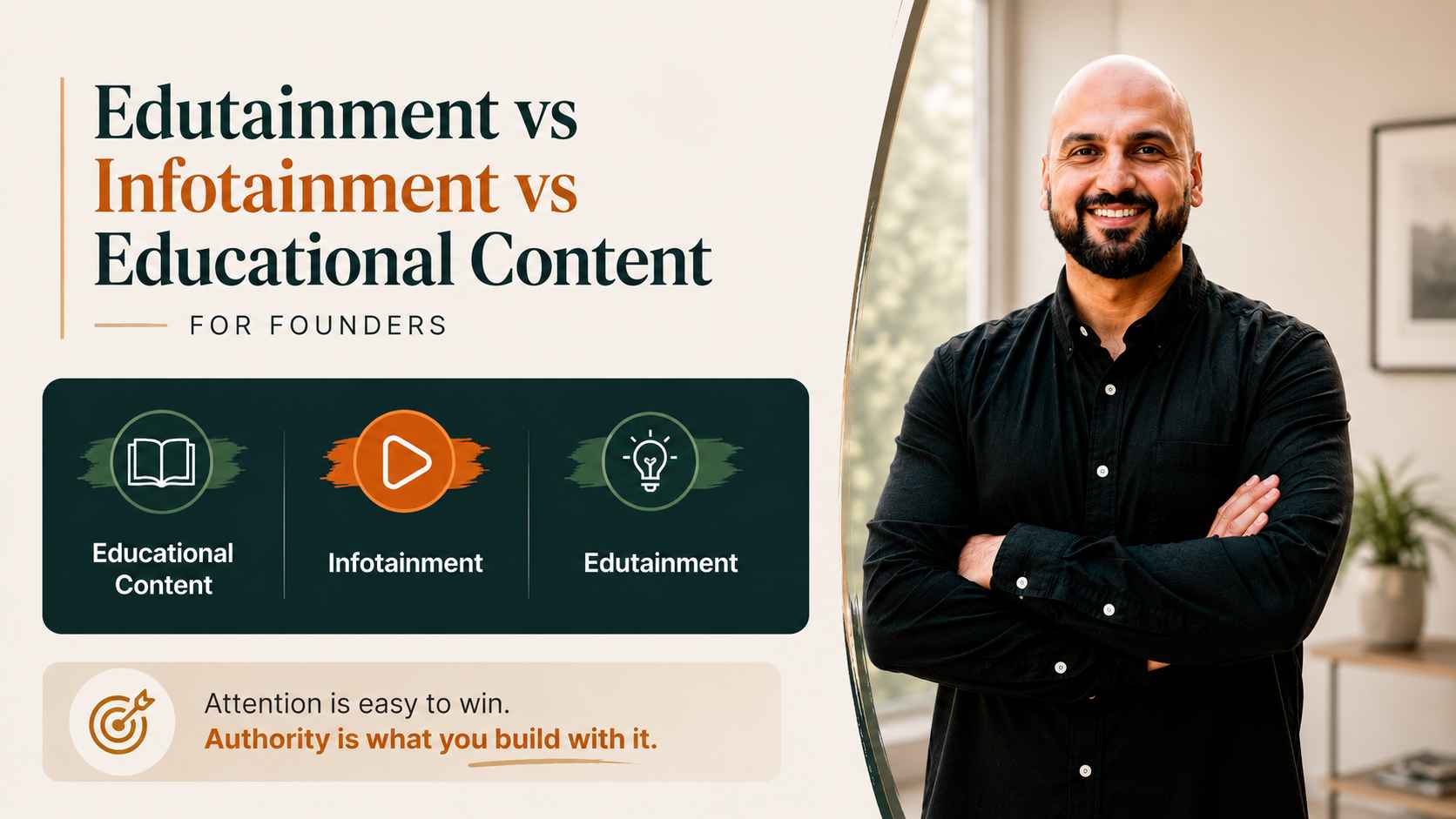 Edutainment vs Infotainment vs Educational Content for Founders